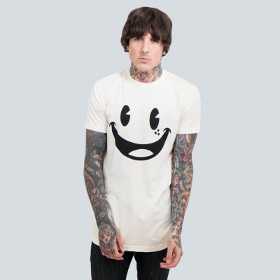 Drop Dead 笑笑 米白色T-Shirt 